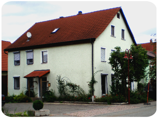 Das Gebäude in dem das Apartment ist